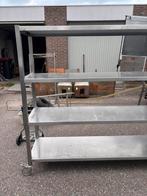 Rvs stelling, Huis en Inrichting, Ophalen, Zo goed als nieuw, Nvt, Nvt