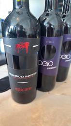 Drie primitivo’s 1 di Manduria van Epicuro 2013 2x 2017 OGIO, Ophalen of Verzenden, Zo goed als nieuw, Vol