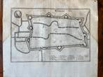 Antieke kaart (vestingkaart) Utrecht C. Merian 1660, Antiek en Kunst, Ophalen of Verzenden