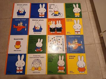 16 boekjes van Dick Bruna - Nijntje, ook los te koop  beschikbaar voor biedingen