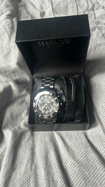 Marlow Miller Horloge - Zwart Staal beschikbaar voor biedingen