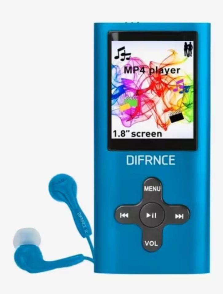 NIEUW! Difrnce mp4 speler 4GB in-ear koptelefoon €17,99, Audio, Tv en Foto, Mp4-spelers, Nieuw, 2 tot 10 GB, Overige merken, Ophalen of Verzenden