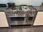 Boretti 6-pits gasfornuis met dubbele oven en bakplaat, Witgoed en Apparatuur, Fornuizen, 60 cm of meer, 5 kookzones of meer, Vrijstaand