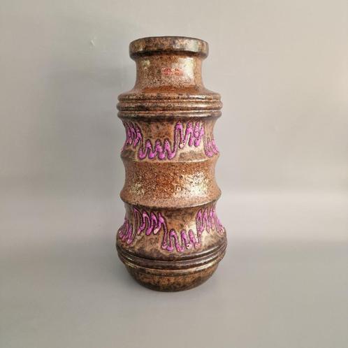 Vintage West-Duitse Fat Lava vaas. Scheurich 266-40 Pagoda, Antiek en Kunst, Antiek | Vazen, Ophalen of Verzenden