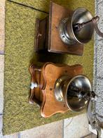 Vintage  en kopere koffiemolen, Ophalen, Gebruikt