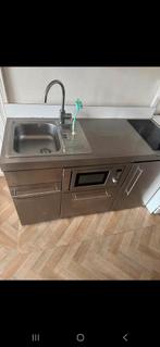 Complete keuken, Huis en Inrichting, Ophalen of Verzenden, Gebruikt, Overige kleuren, Staal of Rvs