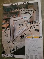 Kunststof Kozijn met Kiepraam - 5 stuks, Ophalen of Verzenden