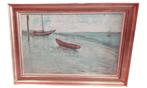 Karel Heymans (1899-1974) Bootjes aan het strand, Antiek en Kunst, Kunst | Schilderijen | Klassiek, Ophalen