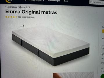 Emma matras 160 -200cm in nieuwstaat beschikbaar voor biedingen