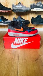 Nike Air Max 1 - Hyper Crimson, Verzenden, Zwart, Nike, Sneakers of Gympen