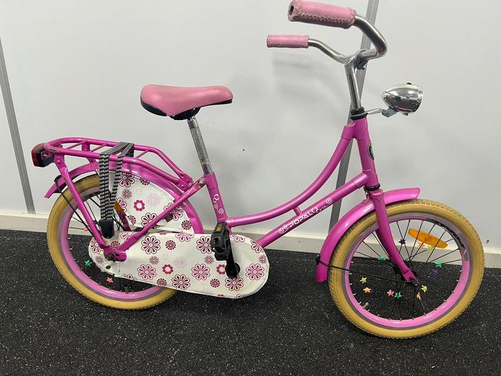 Nette popal kinderfiets 18 inch, Fietsen en Brommers, Fietsen | Kinderfietsjes, Zo goed als nieuw, 16 tot 20 inch, Ophalen of Verzenden