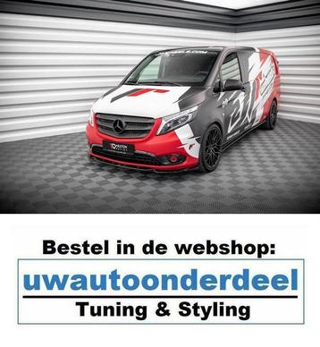 Maxton Spoiler Lip Splitter Voor Mercedes Vito W447 Facelift beschikbaar voor biedingen