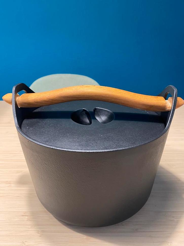 Hele mooi littala braadpan, Huis en Inrichting, Keuken | Potten en Pannen, Gebruikt, Koekenpan of Braadpan, Gietijzer, Ophalen