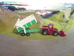 Tractor / loader met landbouwaanhanger / kipper bruinrood, Hobby en Vrije tijd, Modelauto's | 1:87, Ophalen of Verzenden, Nieuw