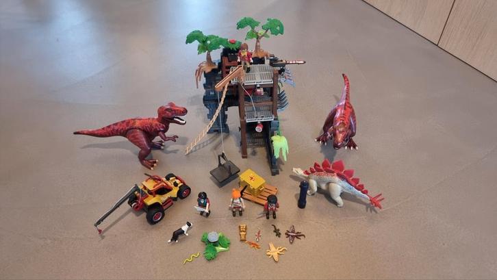 Playmobil Dinos, set 9432 en set 9429, met extra T rex, Kinderen en Baby's, Speelgoed | Playmobil, Ophalen of Verzenden