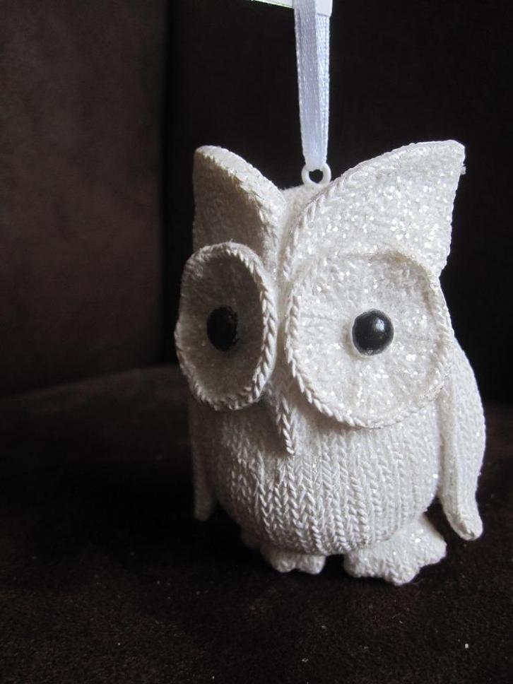 Kerst: hangend uil beeldje, Diversen, Kerst, Nieuw, Ophalen