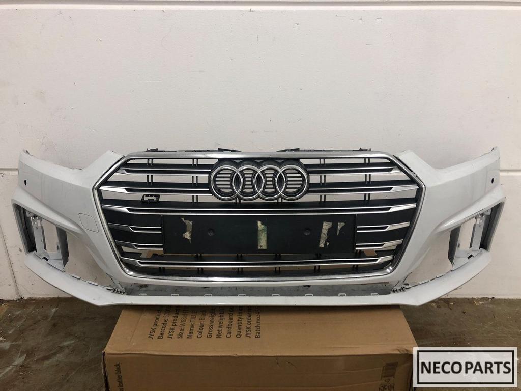 Audi a5 s5 b9 f5 s-line bumper voorbumper 4xpdc, Auto-onderdelen, Carrosserie en Plaatwerk, Gebruikt, Voor, Bumper, Audi