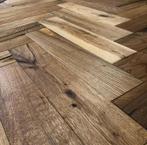 EIKEN WANDBEKLEDING, ECHT CHATEAU VISGRAAT KANT EN KLAAR, Huis en Inrichting, Stoffering | Behang, Ophalen of Verzenden