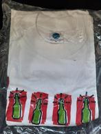 Te koop: wit Grolsch t-shirt met beugelflessen maat XL, Verzamelen, Biermerken, Ophalen of Verzenden, Nieuw, Overige typen, Grolsch