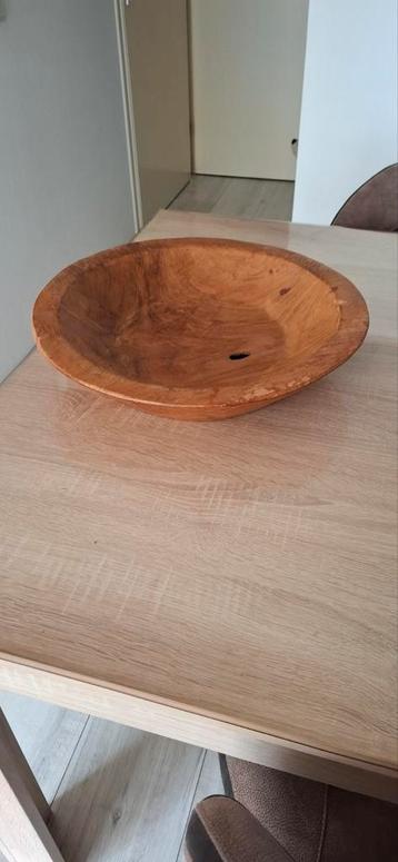 Houten Schaal - Decoratief & Functioneel beschikbaar voor biedingen