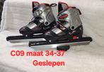 Hema/Nijdam verstelbare schaatsen maat 34-37 Geslepen, Sport en Fitness, Schaatsen, Overige merken, Gebruikt, Combinoren, Ophalen of Verzenden