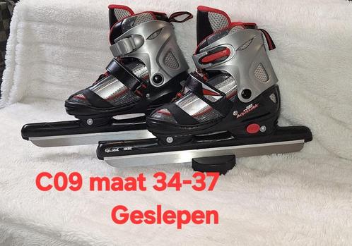 Hema/Nijdam verstelbare schaatsen maat 34-37 Geslepen, Sport en Fitness, Schaatsen, Gebruikt, Combinoren, Overige merken, Ophalen of Verzenden