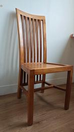2 Hout Houten Stoel Stoelen Teak, Ophalen, Gebruikt, Bruin, Hout