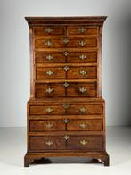 Ladekast Tallboy 19e eeuw antiek eiken