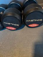 Hastings Dumbbells 40kg - Krachtpatsers!, Sport en Fitness, Fitnessmaterialen, Ophalen of Verzenden, Gebruikt, Benen, Dumbbell