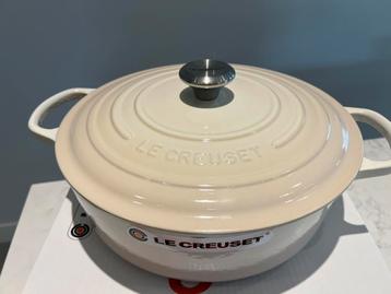 Nieuwe Le Creuset risotto pan 30 cm Meringue in de doos beschikbaar voor biedingen