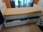 Bed en ikea matras Morgedal 90x200, Huis en Inrichting, Ophalen, Zo goed als nieuw, Eenpersoons, 90 cm