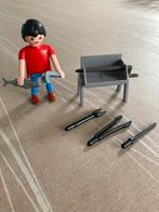 Playmobil man met bbq., Ophalen of Verzenden, Zo goed als nieuw