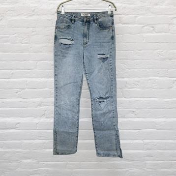 Queen Hearts Jeans Maat M Lichtblauw Ripped Boyfriend Fit beschikbaar voor biedingen