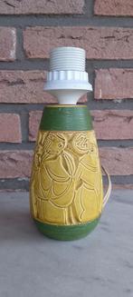 Retro lamp lampvoet aardewerk, Minder dan 30 watt, Gloeilamp, Zo goed als nieuw, Retro