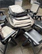 Tuinset, Tuin en Terras, Kunststof, Gebruikt, 6 zitplaatsen, Ophalen of Verzenden