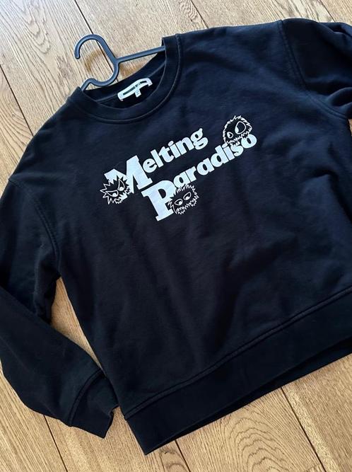 McQ Trui sweater zwart Maat Zwart wit Melting Paradiso coton, Kleding | Heren, Truien en Vesten, Zo goed als nieuw, Maat 46 (S) of kleiner