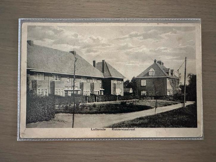 Ansichtkaart Geleen Lutterade Riddervosstraat, Verzamelen, Ansichtkaarten | Nederland, Gelopen, Limburg, Ophalen of Verzenden