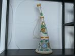 Decoratieve Keramische Toeter met Bloemmotieven en Koord oph, Ophalen of Verzenden
