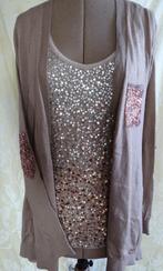 Feestelijke twinset - Gaudi Issue - mt 36/38, Verzenden, Roze, Maat 36 (S), Gaudi Issue