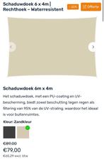 Schaduwdoek, Ophalen, Nieuw