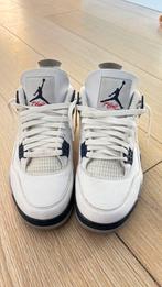 Air jordan 4 midnight navy, Kleding | Heren, Schoenen, Ophalen of Verzenden, Zo goed als nieuw, Wit