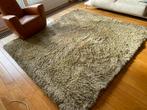Danskina Hoogpolig Wollen Tapijt, Huis en Inrichting, Ophalen, Gebruikt, Beige, 200 cm of meer