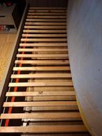 Steigerhouten bed, Ophalen, Zo goed als nieuw, Eenpersoons, 200 cm