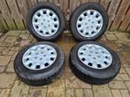 VW Golf 5 stalen velgen + winterbanden 195/65 R15, Auto-onderdelen, Ophalen, Gebruikt, 15 inch, Banden en Velgen