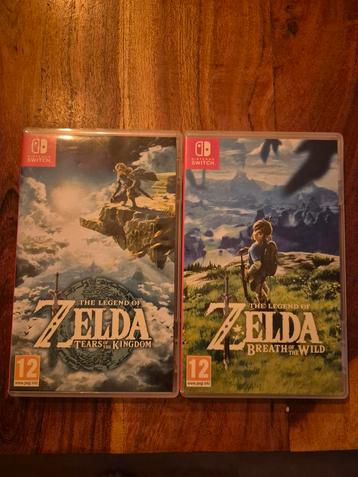 2 Zelda Games: Tears of the Kingdom & Breath of the Wild beschikbaar voor biedingen