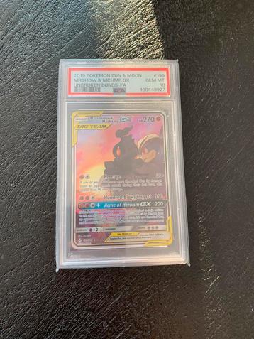 Marshadow & Machamp GX #199 PSA 10 beschikbaar voor biedingen