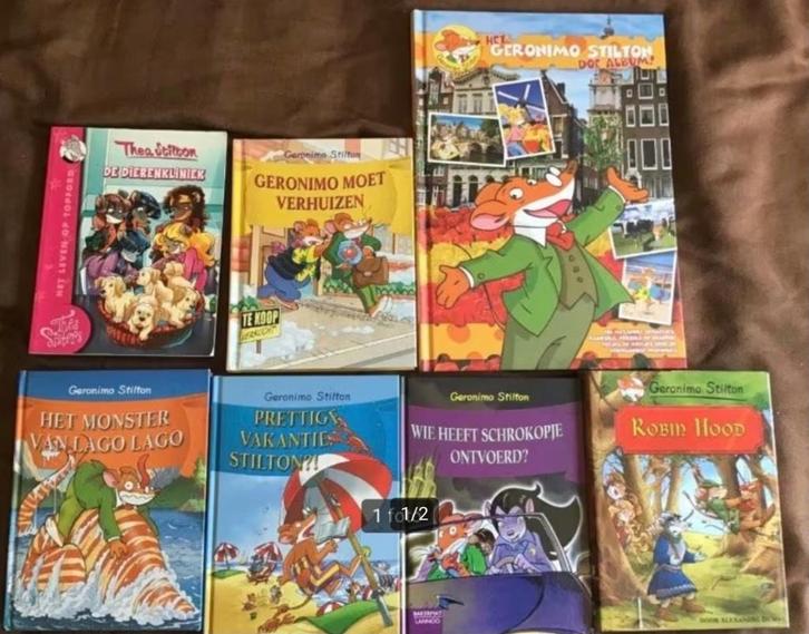 8 uitgaves Geronimo en Thea Stilton, Boeken, Kinderboeken | Jeugd | onder 10 jaar, Gelezen, Fictie algemeen, Ophalen of Verzenden