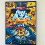 Disney Dagobert Duck Bitcoin Canvas schilderij (excl. lijst), Ophalen of Verzenden, Nieuw