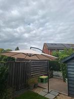 Zweefparasol inclusief voet met voettegels te koop, Tuin en Terras, Tuinhuizen, Ophalen, Gebruikt
