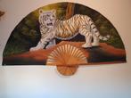 handgemaakte waaier / schildering, Ophalen of Verzenden, Gebruikt